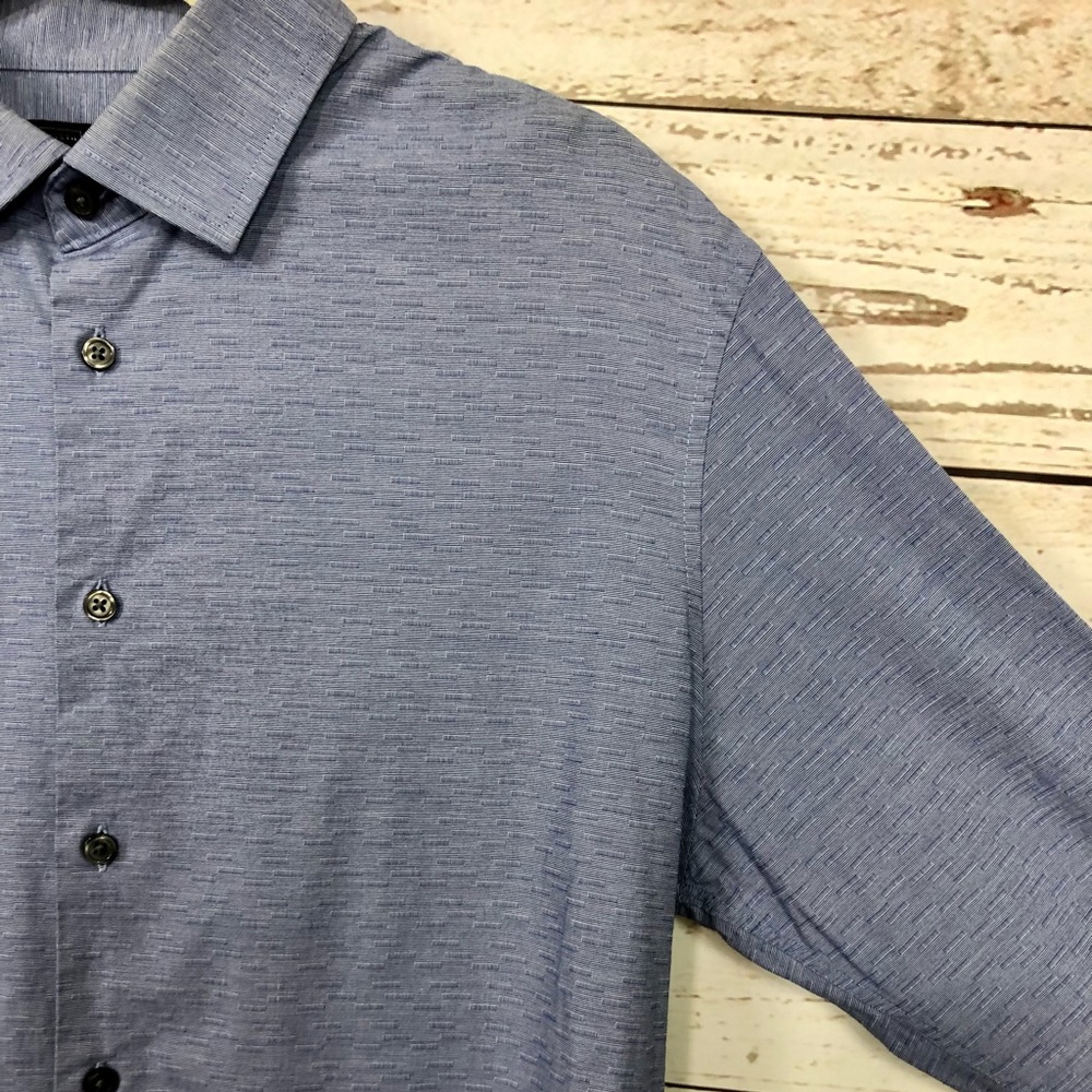 14th & Union Blue Dress Shirt L